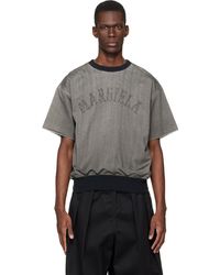 Maison Margiela - Cotton Varsity T-Shirt - Lyst