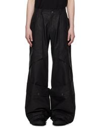 CARNET ARCHIVE - Coated Wide Mass Trousers - Lyst