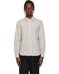 Maison Kitsuné - Handwriting Casual Shirt - Lyst