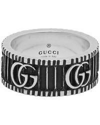 Gucci - Bague "gg Marmont" 8 Mm - Lyst