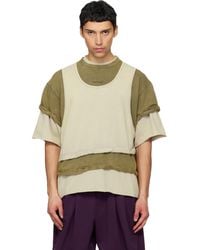 we11done - Off- & Triple Layered Washed T-Shirt - Lyst