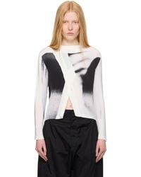 Issey Miyake - May Shadow Study Pleats Cardigan - Lyst