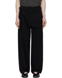 Lemaire - Pleated Carrot Trousers - Lyst