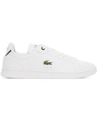 Lacoste - Baskets carnaby pro blanches en cuir - Lyst
