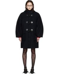 Ganni - Wool Duffle Coat - Lyst