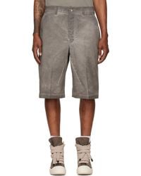 Rick Owens - Tower Work Denim Shorts - Lyst