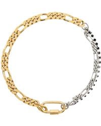 In Gold We Trust - Crystal Figaro Necklace - Lyst