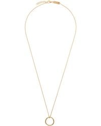 Maison Margiela - Logo Reference Ring Necklace - Lyst