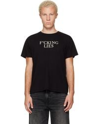R13 - Print 'Fucking Lies' Boy T-Shirt - Lyst
