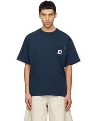 Sacai Carhartt Wip Edition Duck Shirt in Blue for Men | Lyst