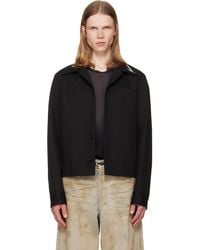 Amiri - Script Collar Shirt Jacket - Lyst
