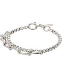 Justine Clenquet - Bracelet Hanel Argenté - Lyst