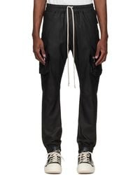 Rick Owens - Temple Mastodon Leather Cargo Pants - Lyst