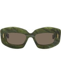 Loewe - Chunky Anagram Sunglasses - Lyst