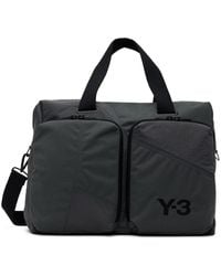 Y-3 - Gray Holdall Duffle Bag - Lyst