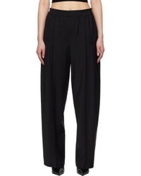 Alexander Wang - ブラック トロピカルウール バルーンパンツ - Lyst