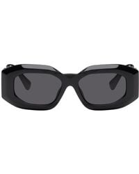 Versace - Black Maxi Medusa biggie Sunglasses - Lyst