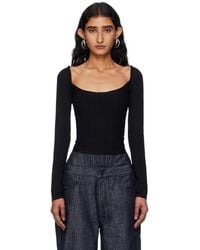 Mugler - Ottoman Knit T-Shirt - Lyst