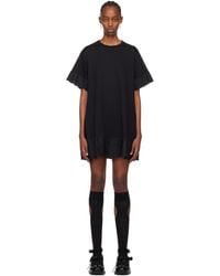 Simone Rocha - Black A-line T-shirt Minidress - Lyst