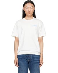 Givenchy - Paris Paint Print' Cotton T-Shirt - Lyst