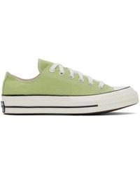 Converse - Green Chuck 70 Low Top Sneakers - Lyst