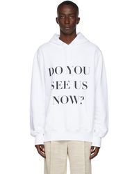 BOTTER 'do You See Us Now?' Hoodie - White
