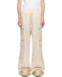 Rick Owens - Off- Concordians Cargobelas Cargo Pants - Lyst
