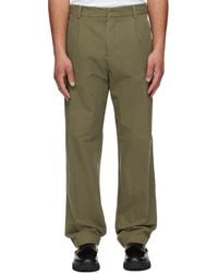 HUGO - Modern-Fit Cotton-Blend Twill Trousers - Lyst