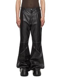 Rick Owens - Hollywood Bolan Cargo Leather Pants - Lyst