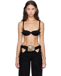 Jean Paul Gaultier - 'The Conic' Leather Bra - Lyst