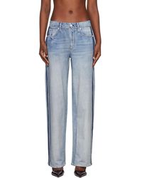 Rag & Bone - Pantalon De Survêtement Ample Bleu En Miramar - Lyst