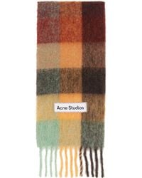 Acne Studios - Mohair Checked Scarf - Lyst