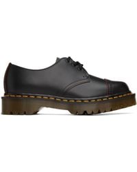 Dr. Martens - Chaussures 1461 bex en cuir lisse noir - Lyst