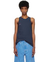 Marni - ネイビー フィット タンクトップ - Lyst