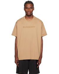 Burberry - Brown Bonded T-shirt - Lyst