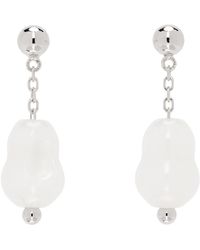 Lemaire - Carved Stones Earrings - Lyst