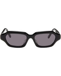 Loewe - Slim Text Logo Rectangle Sunglasses - Lyst