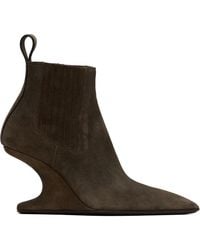 Rick Owens - Concordians Runway Ankle Sharp Boots - Lyst