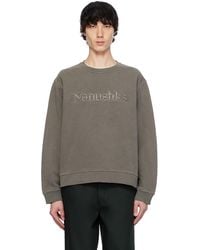 Nanushka - Gray Mart Sweatshirt - Lyst