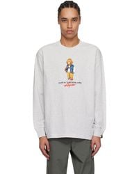 Aape By A Bathing Ape - 'Aape Theme Aaper' Long Sleeve T-Shirt - Lyst