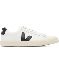 Veja - Baskets Esplar Blanc Et Noir En Cuir - Lyst