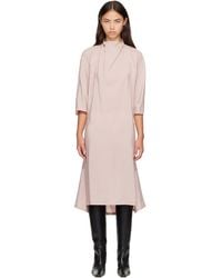 Lemaire - Soft Collar Midi Dress - Lyst