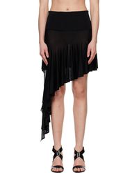 Alaïa - Pointed Knit Midi Skirt - Lyst
