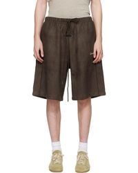 Fear Of God - Signature Relaxed Faux-Suede Shorts - Lyst