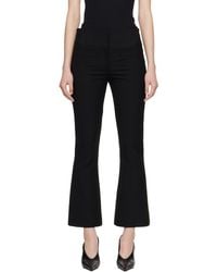 Courreges - Heritage Cropped Bootcut Trousers - Lyst