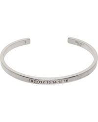 Maison Margiela - Number Reference Cuff Bracelet - Lyst