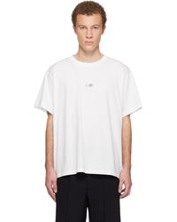 MM6 by Maison Margiela - Off- Numeric Cotton T-Shirt - Lyst