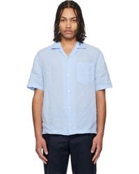 HUGO - Camp Collar Shirt - Lyst