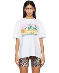 Ganni - White Future Heavy Sun T-shirt - Lyst