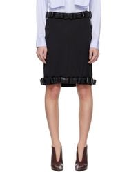 HODAKOVA - Jupe Midi À Ceinture Et À Boucles - Lyst